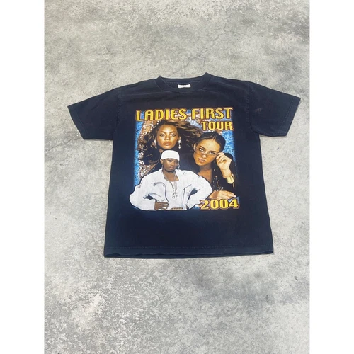 Ladies First Tour Size S -Shirt Beyonce Missy A 2000s vintage concert t-shirt, vintage, single stitch, B+ condition