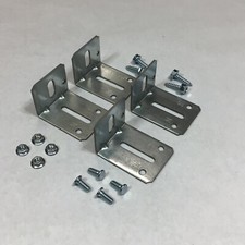 4 Jamb Bracket J-3 Garage Door w/ Lag  Track Bolt Overhead Quality Hardware 3