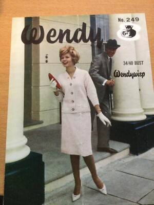 Wendy Handstrick Vintage Strickanleitung für Damen Strickjacke Nr 249