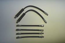 Bremsschlauch - Satz, 6 Bremsschläuche für BMW 3er E30 mit Scheibenbremse hinten
