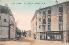 CPA 92 CHATILLON / RUE DE FONTENAY / IMPRIMERIE / cliché colorisé
