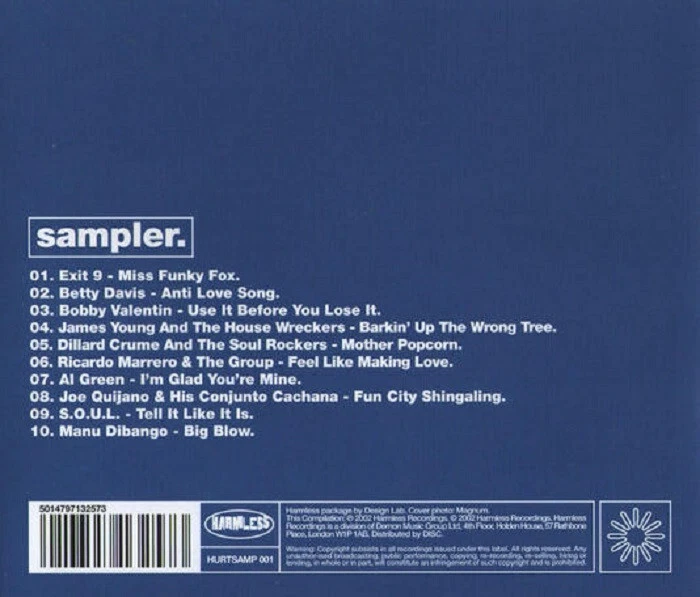 Harmless Sampler - A Selection Of Funky Grooves (CD Harmless) Neu & OVP 2002 - Bild 2 von 2