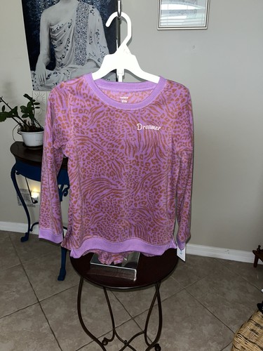NWT Carter’s Dreamer Sweatshirt & Short Pajama Set Size: 7 / 7A - Picture 1 of 7