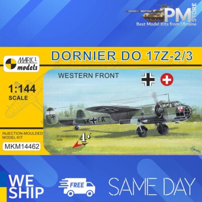 Mark I MKM144062 1/144 Dornier Do 17Z-2/3 Western Front German light bomber