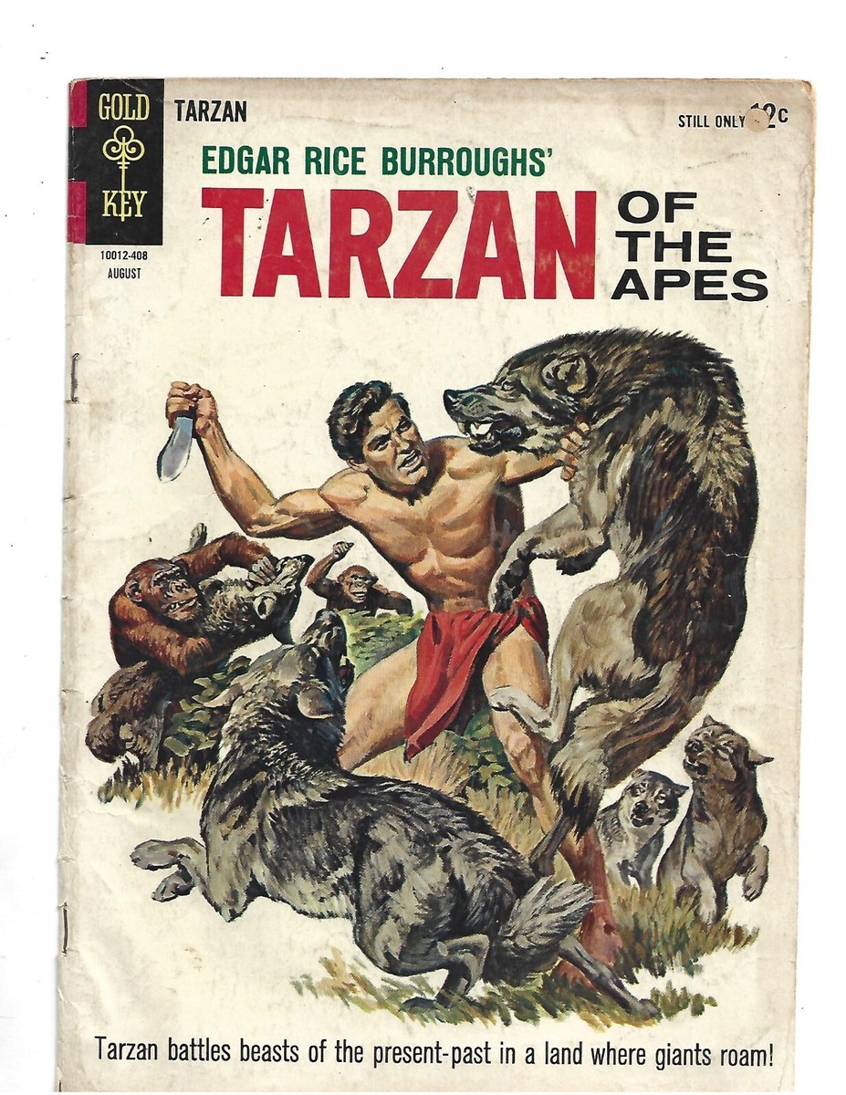 AUGUST 1964 TARZAN OF THE APES GOLD KEY COMIC BOOK EDGAR RICE
