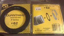 New Quantaray 62mm Adaptor Ring P Series Ref. P462 Adapter Quantaray 25-149-1577