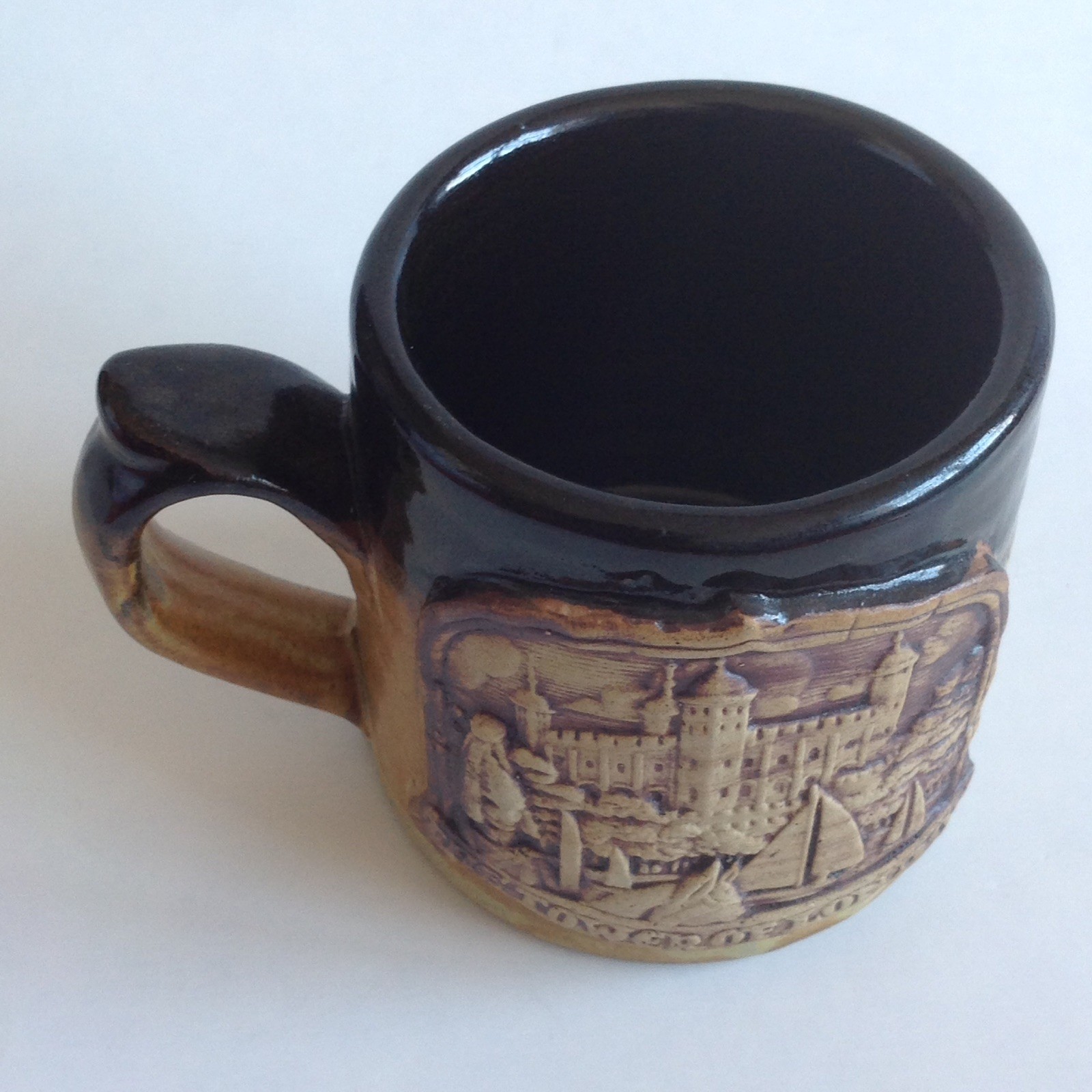 H.M. Tower Of London Stoneware Coffee Mug Cup Castle Gothic England UK