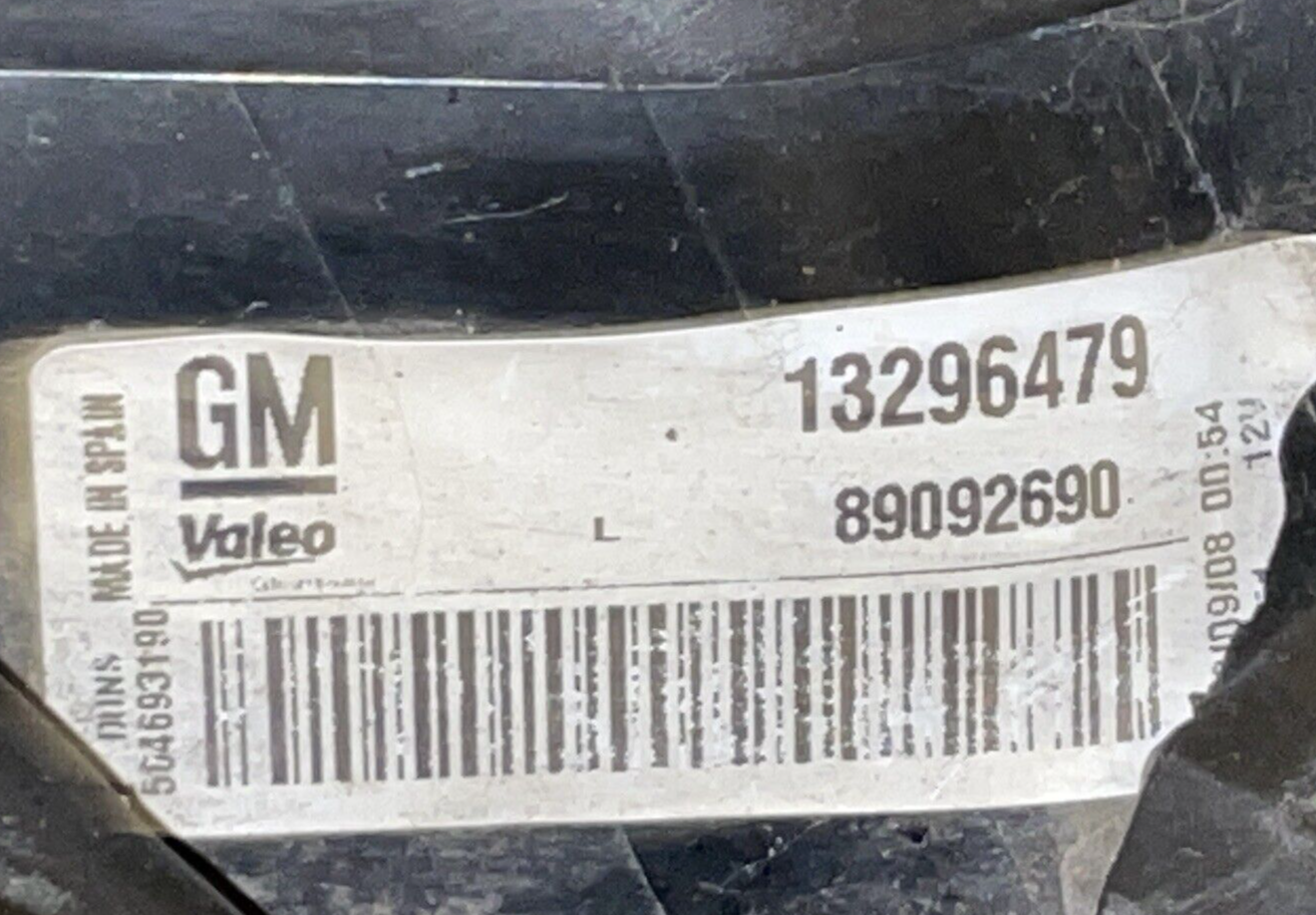 2015 Vauxhall CORSA D 5dr Hatch Rear Tail Light 13296479 NS Left  