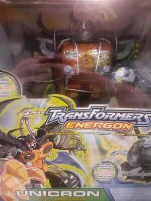 Transformers Energon - Unicron - with Minimodus Dead End Mini-Con Figure - RARE