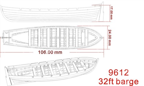 Kit de envío modelo bote salvavidas modelo de madera modelo de barco 1:96 - Imagen 7 de 15