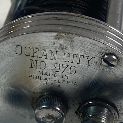 Vintage Ocean City NO. 970 Fishing Reel - A | eBay