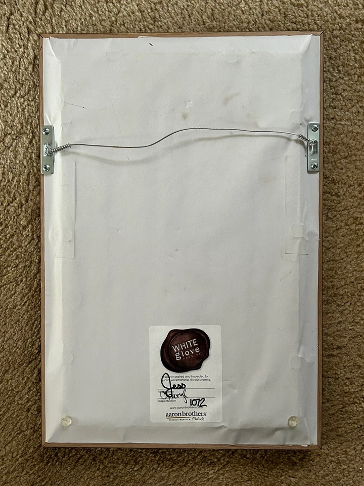 Patrón de punto de cruz de otoño Lizzie Kate Think #118 enmarcado profesionalmente Foto 3 de 4