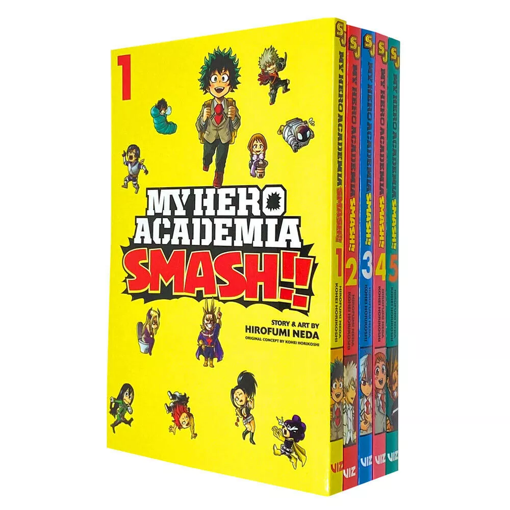 My Hero Academia Smash Series (Vol 1-5) Collection 5 Books Set By