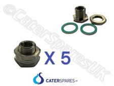 5 X EGO TANK SEALING GLAND FOR THERMOSTAT TANK SEAL SECURING NUT M12 x M9