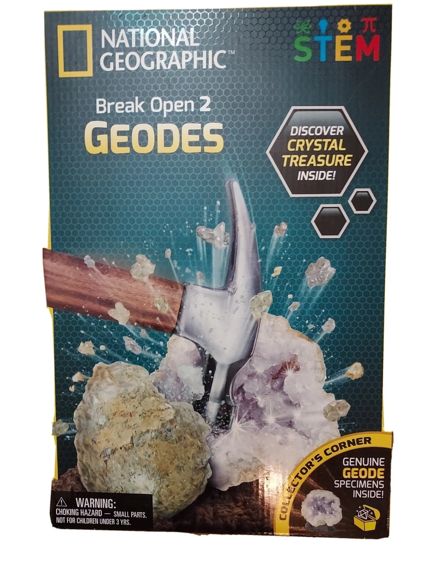 National Geographic Break Your Own Geode Kit New In Box eBay