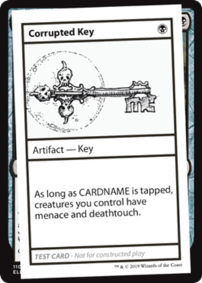 1x Corrupted Key (No PW Symbol) MTG - Mystery Booster - Convention Edition Playt