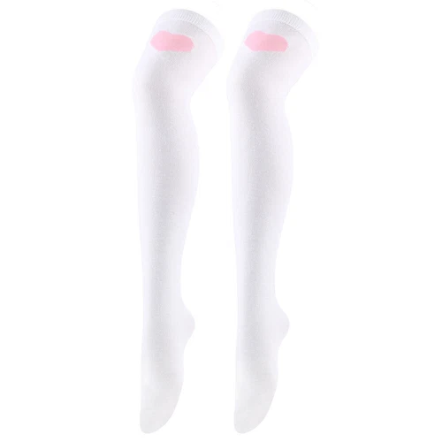 Nuevo Mujeres Sobre las Rodillas Extra Largo Muslo Alto Corazón Labios Fiesta Calcetines Amor Calcetines - Imagen 14 de 40