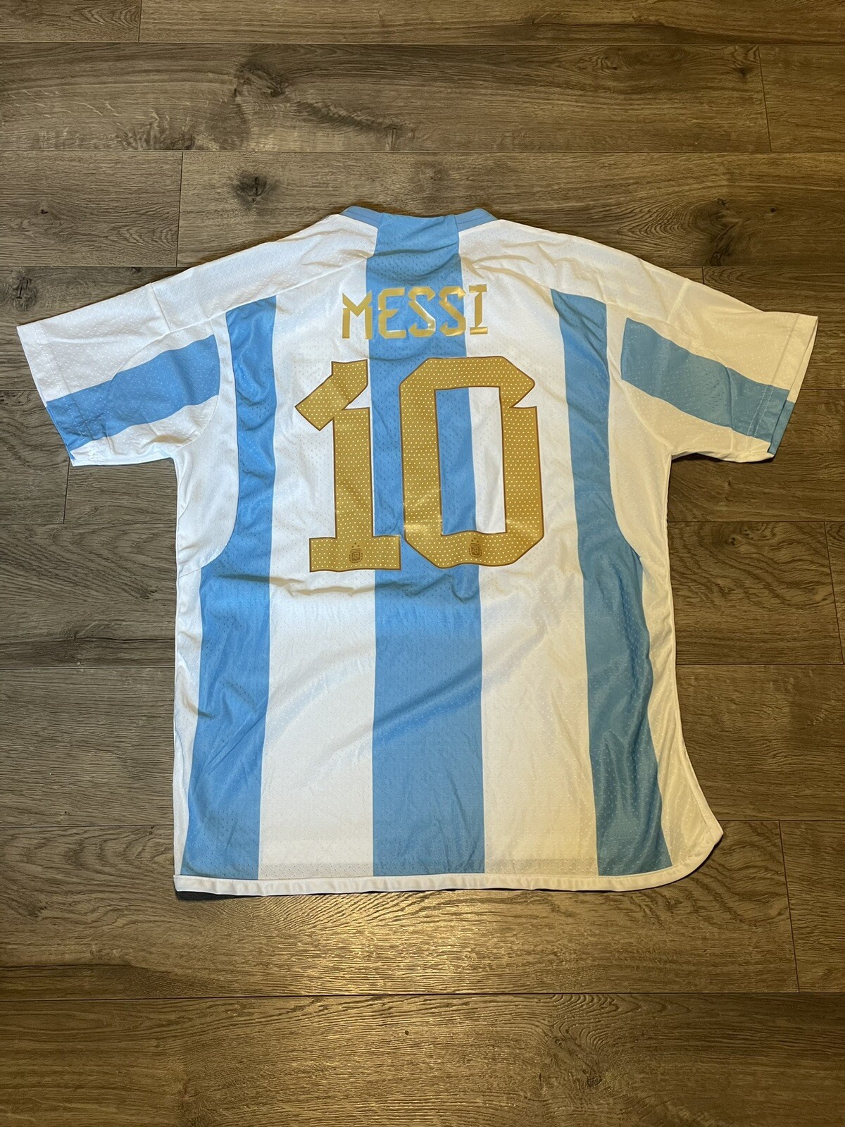Adidas Messi Argentina Heat.Rdy Home Authentic Player Jersey 3 Star Men’s XL