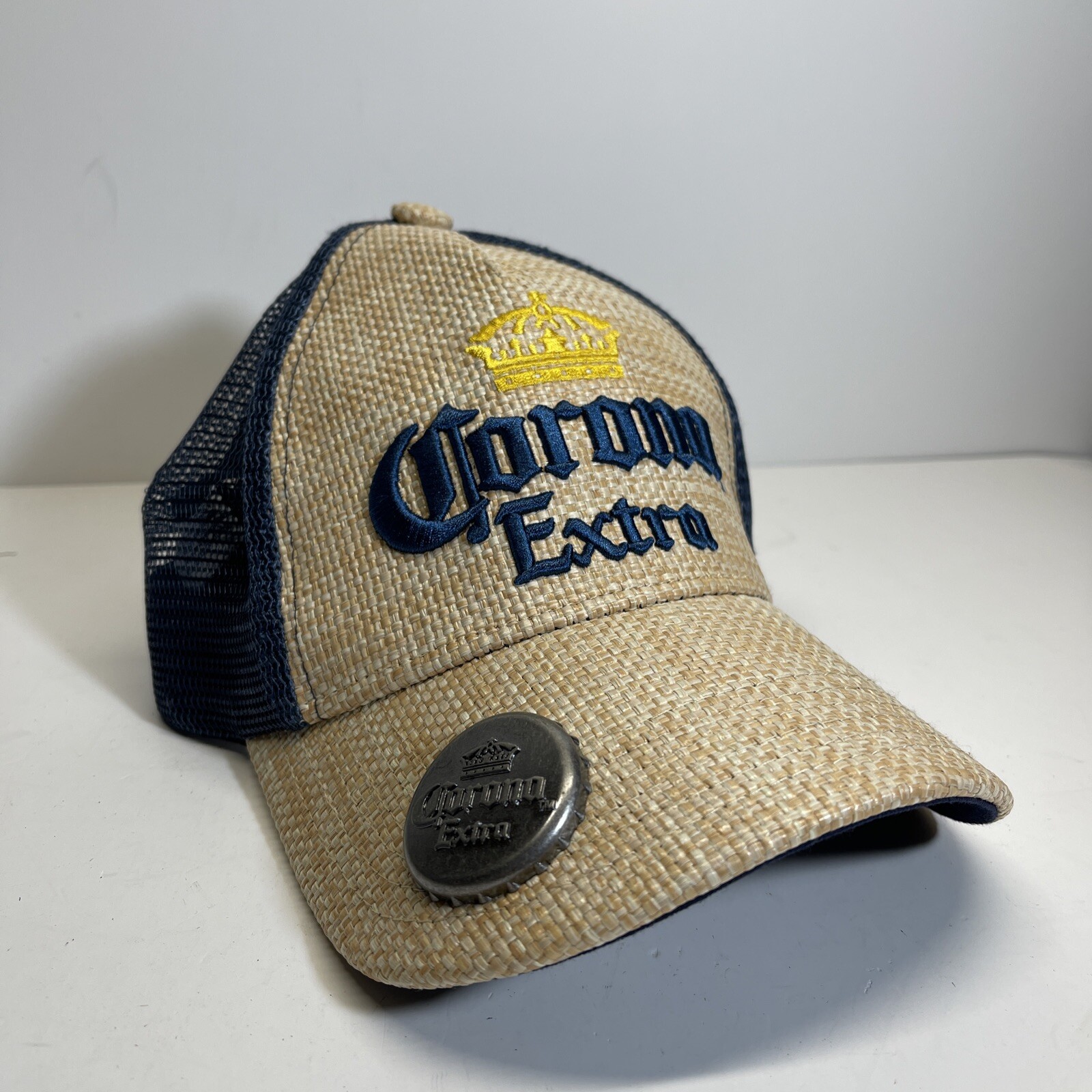 Official Corona Extra Beer Hat Straw Snapback Bottle … Gem
