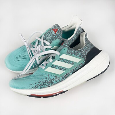 NEW Adidas UltraBoost Light 'Flash Aqua Bright Red' IE1692 Women Size 11