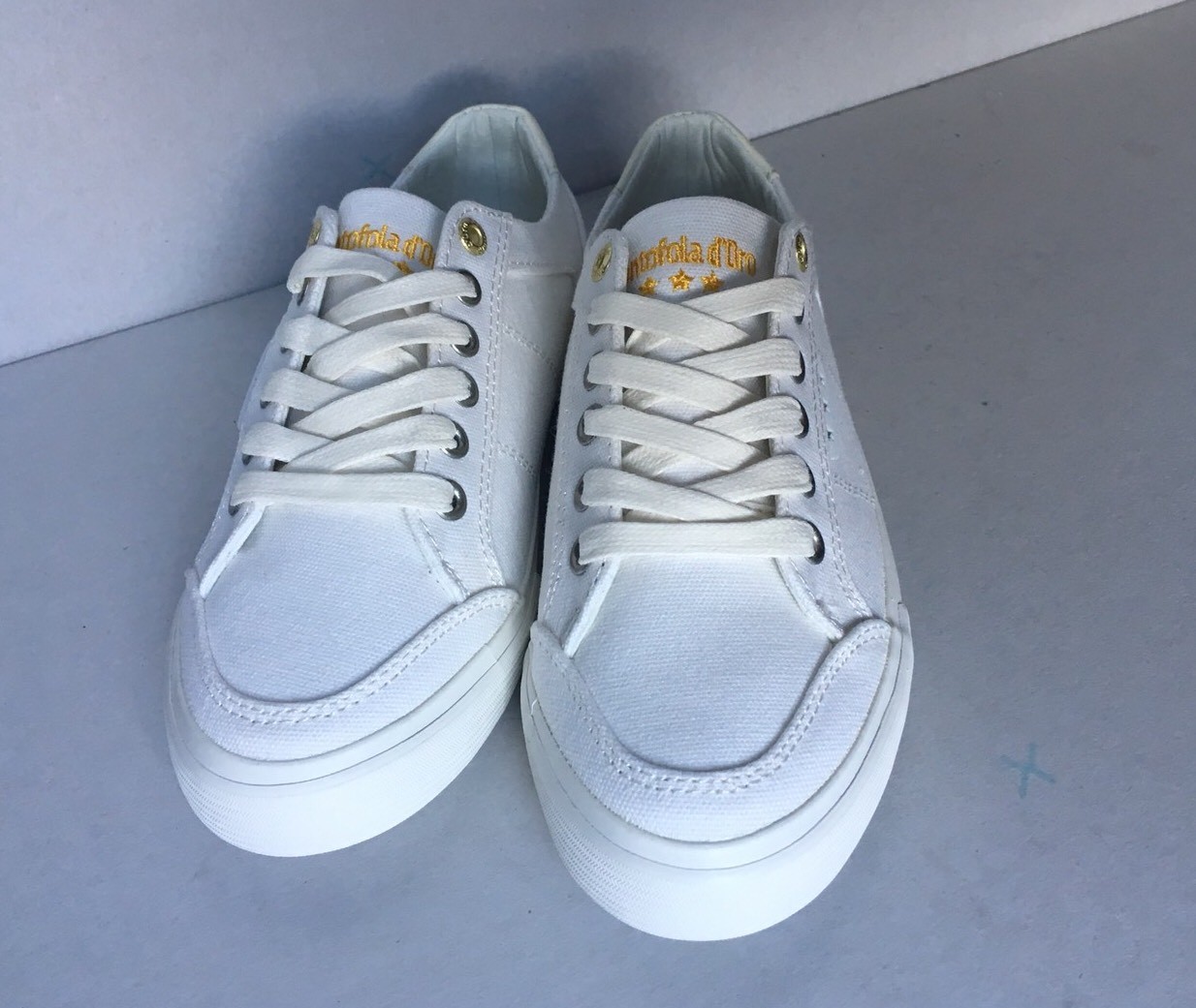 PANTOFOLA D’ORO Pantofola D'oro Torino Donne scarpe da ginnastica basse in tela nuove EUR 36