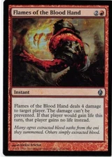 Flames of the Blood Hand *FOIL Uncommon* Magic MtG x1 PDS Fire and Lightning SP