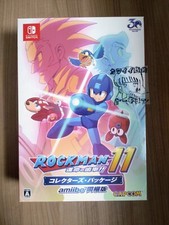Nintendo Switch Megaman Rockman 11 Collector Edition Amiibo Language: Japanese