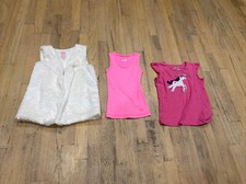 6T Girls Clothing Lot Of 3 Faded Glory Justice Jumping Beans Summer Winter