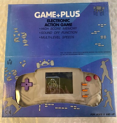Game+Plus Electronic Action Game Hand Held  New Vintage Collectible Item