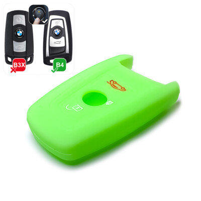 Silikon FOB Schlüsselhülle Cover für BMW Smartkey Keyless Schlüssel, leuchtend