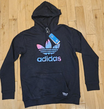 Adidas Originals Trefoil Graphic Hoodie Hooded Sweatshirt Men's M NWT HC7112