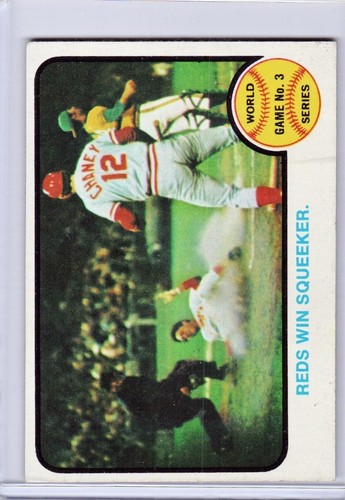 World Series Game 3 #205 1973 Topps card
