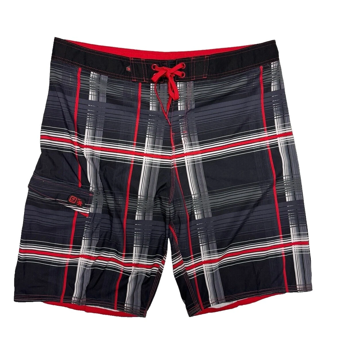 Pantalones cortos de algodón a cuadros para hombres