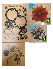 Inkadinkado Floral Stamper Set 4 Pieces