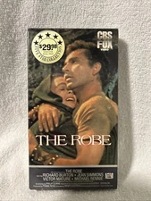 The Robe 1953 - CBS Fox Video VHS TAPE 1987 - Factory Sealed  with Watermark
