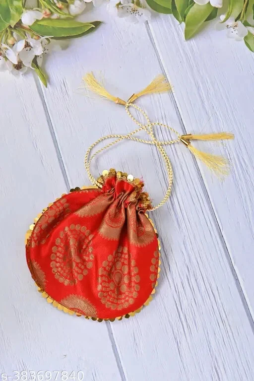 Indian Traditional Silk Printed Embroidered Gown Dress for Girls/Kids - Image 3 of 4