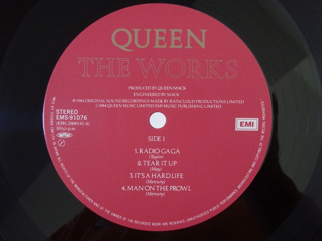 その他 LP Queen Works EMS91076 EMI /00260 Queen The Works EMI EMS-91076 Japan VINYL LP | eBay