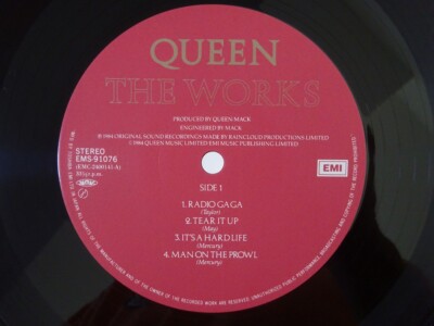 Queen The Works EMI EMS-91076 Japan VINYL LP | eBay