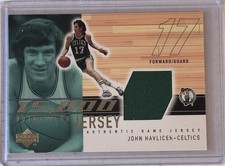 John Havlicek 2001-02 Upper Deck 15000 Point Club Game Jersey #JH-15K Celtics