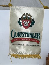 clausthaler germany’s #1 non-alcoholic Beer Banner/flag 