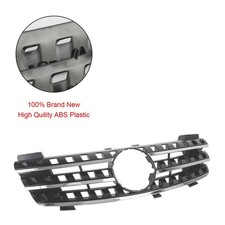 Front Grille Grill Fit Mercedes ML-Class W164 2005-2008 Chrome/Black KP