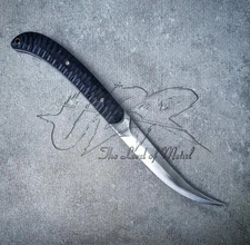 UBR CUSTOM HANDMADE HIGH CARBON STEEL HUNTING TACTICAL KNIFE WITH MICARTA HANDLE