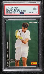 2003 NetPro International Series Rafael Nadal #77 PSA 9 MINT Rookie RC