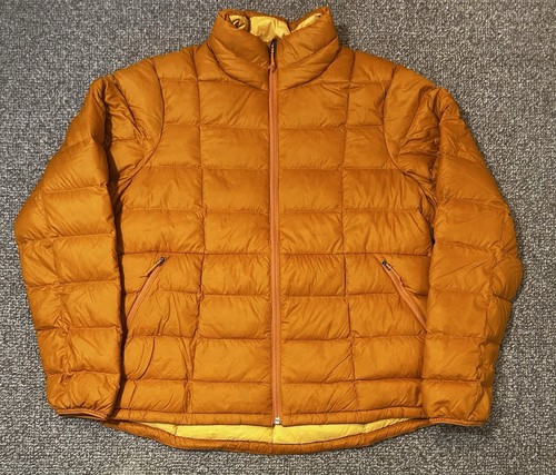 REI 650 Down Puffer Jacket Women’s XL Orange Lightweight Outdoors Insulated