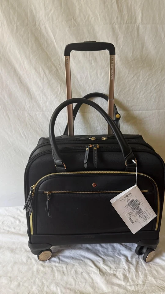 New Samsonite Women's Mobile Solution Spinner Mobile Underseat Carry On Luggage - Image 2 of 4