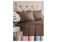 King 6-Piece Sheet Set Deep Pocket White
