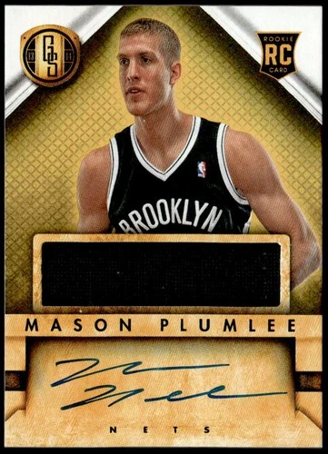 2013-14 Panini Gold Standard #247 Mason Plumlee Rookie Patch Auto E1