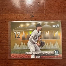 2024 Bowman Top 100 Colson Montgomery Gold /50