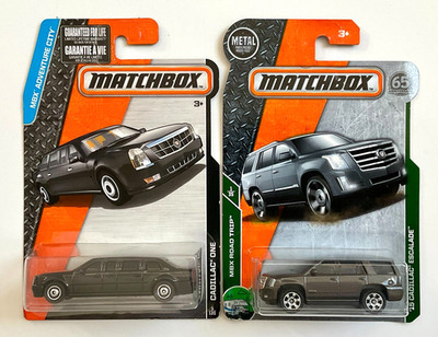 MATCHBOX LOT OF 2 - CADILLAC ONE & CADILLAC ESCALADE