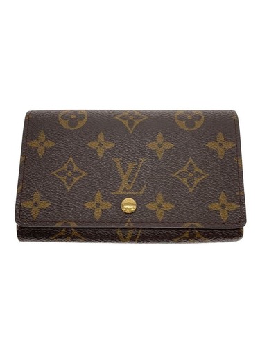 Louis Vuitton Long Wallet 1 Portomonebiethresol Monogram Canvas Brown Used